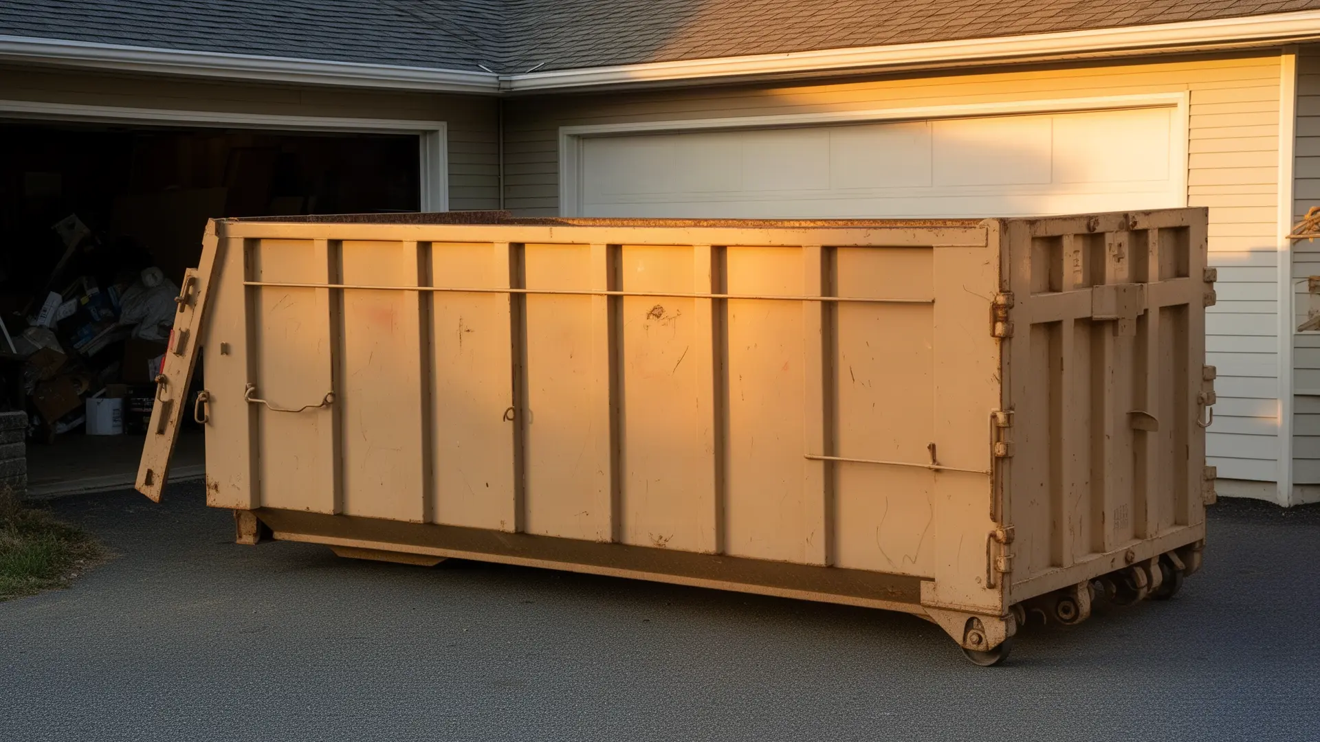 Roll-off dumpster from Sand Lake Dumpsters in Milwaukee, WI